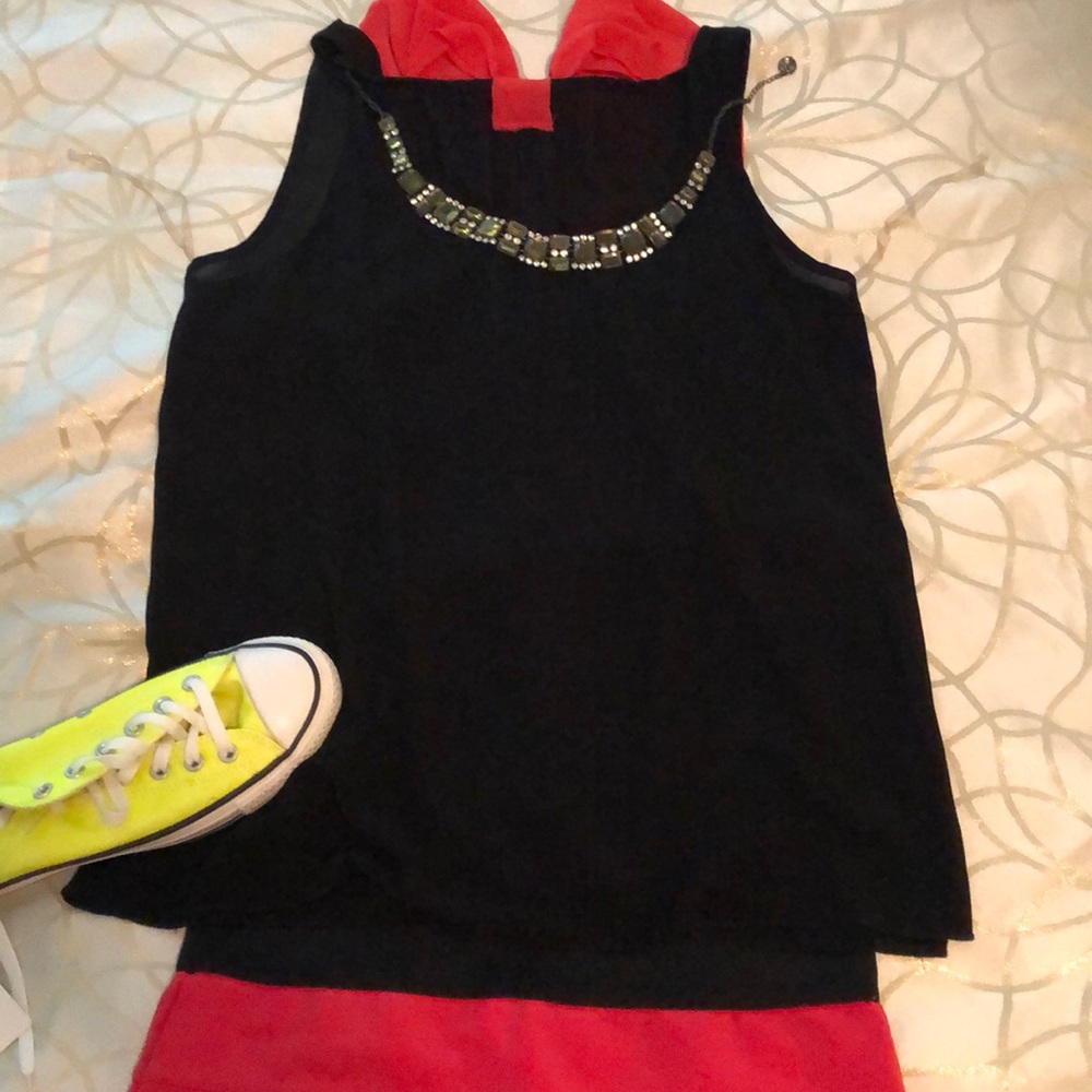 Forever21 hot pink back bow LG
